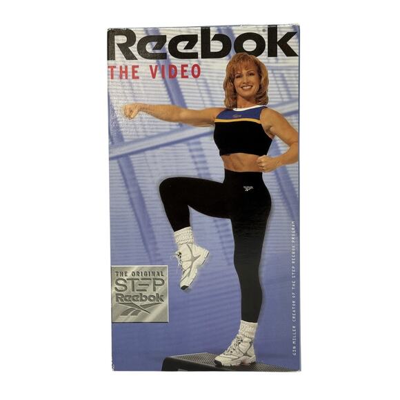 Reebok: The Original STEP Video VHS 1994 BMG Video Music Exercise 50 Minutes - Picture 1 of 9
